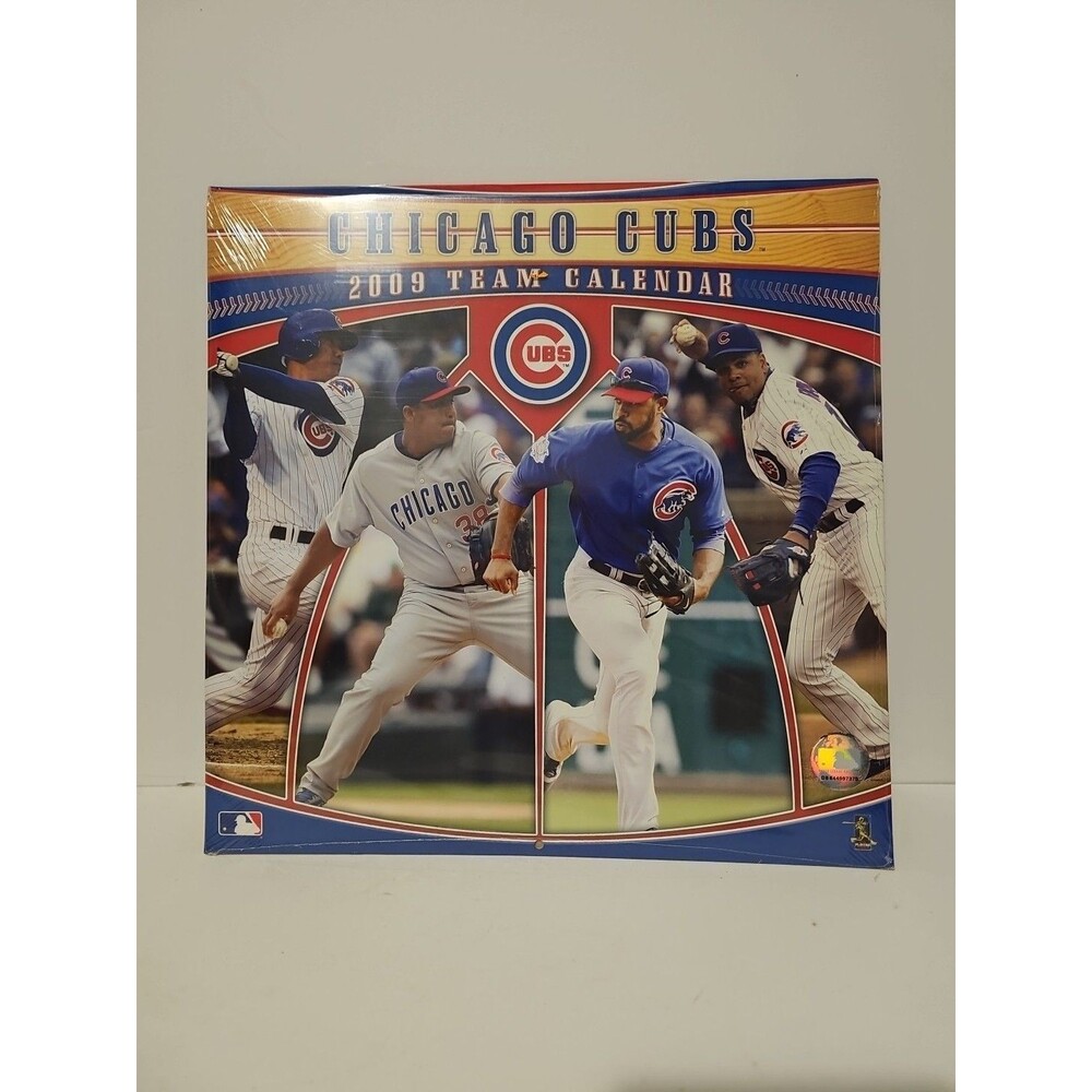 Chicago Cubs 2009 Team Calendar  NEW SEALED